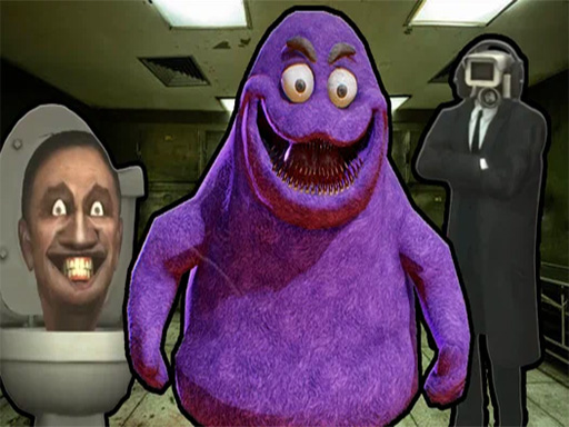 Grimace Shake Escape Skibidi and Cameraman thumbnail