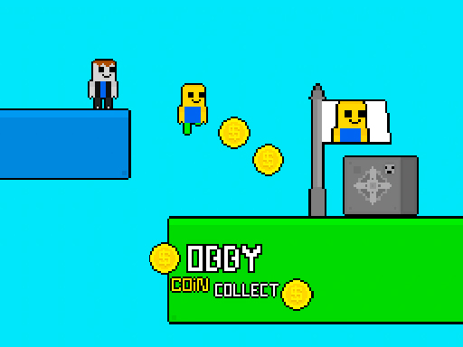 Obby vs Bacon Rainbow Parkour thumbnail